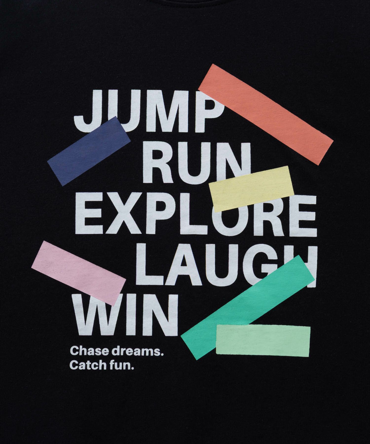 T-GRAPHICS  カラフルロゴ長袖Tシャツ キッズ メール便 対応商品商品サムネイル-5