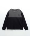 T-GRAPHICS  配色切替長袖Tシャツ キッズ メール便 対応商品商品サムネイル-1