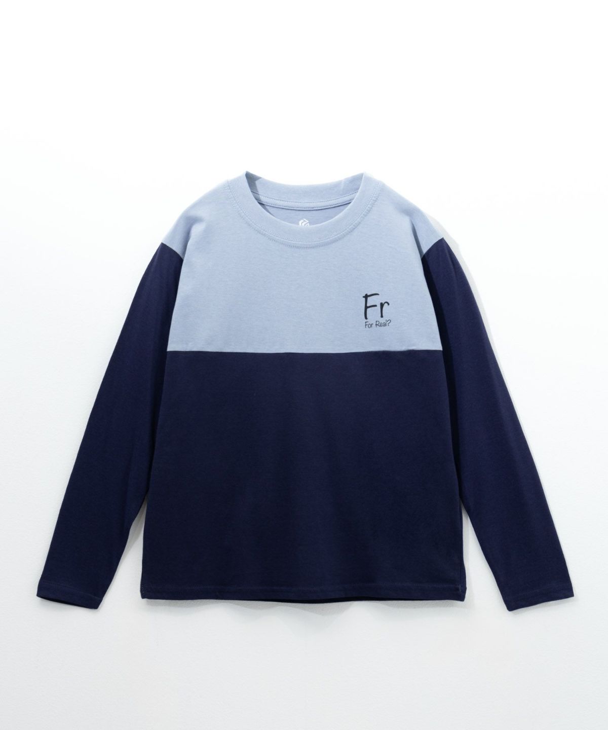 T-GRAPHICS 配色切替長袖Tシャツ キッズ ネコポス 対応商品