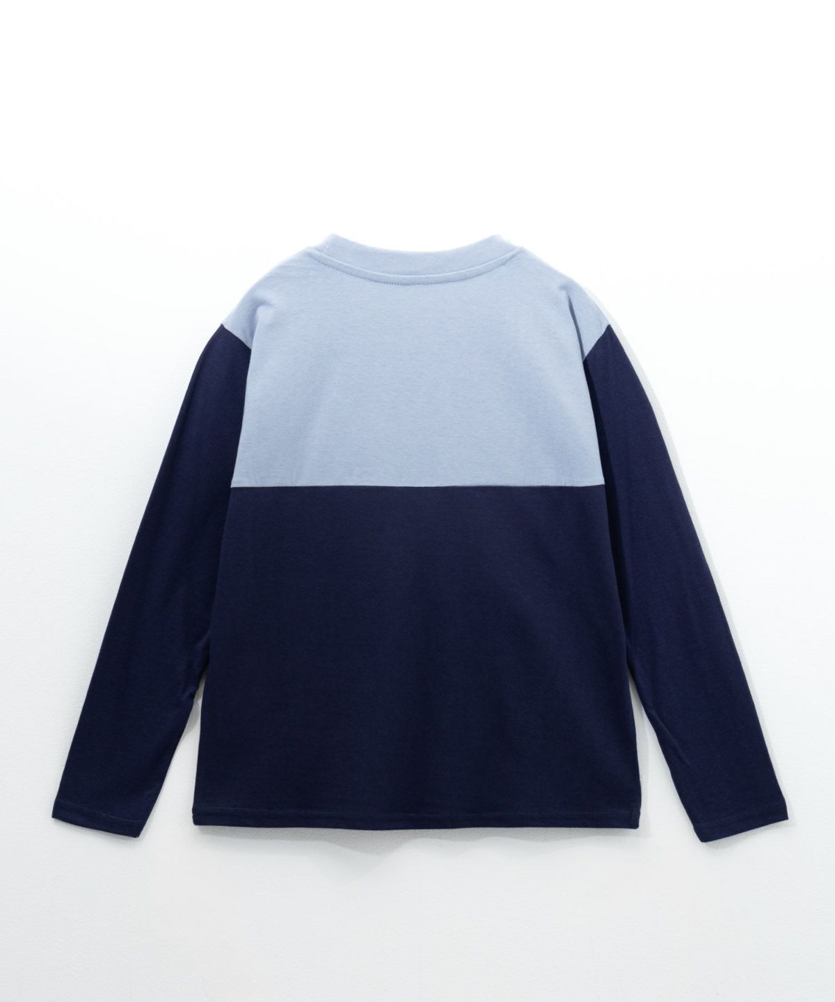 T-GRAPHICS 配色切替長袖Tシャツ キッズ ネコポス 対応商品