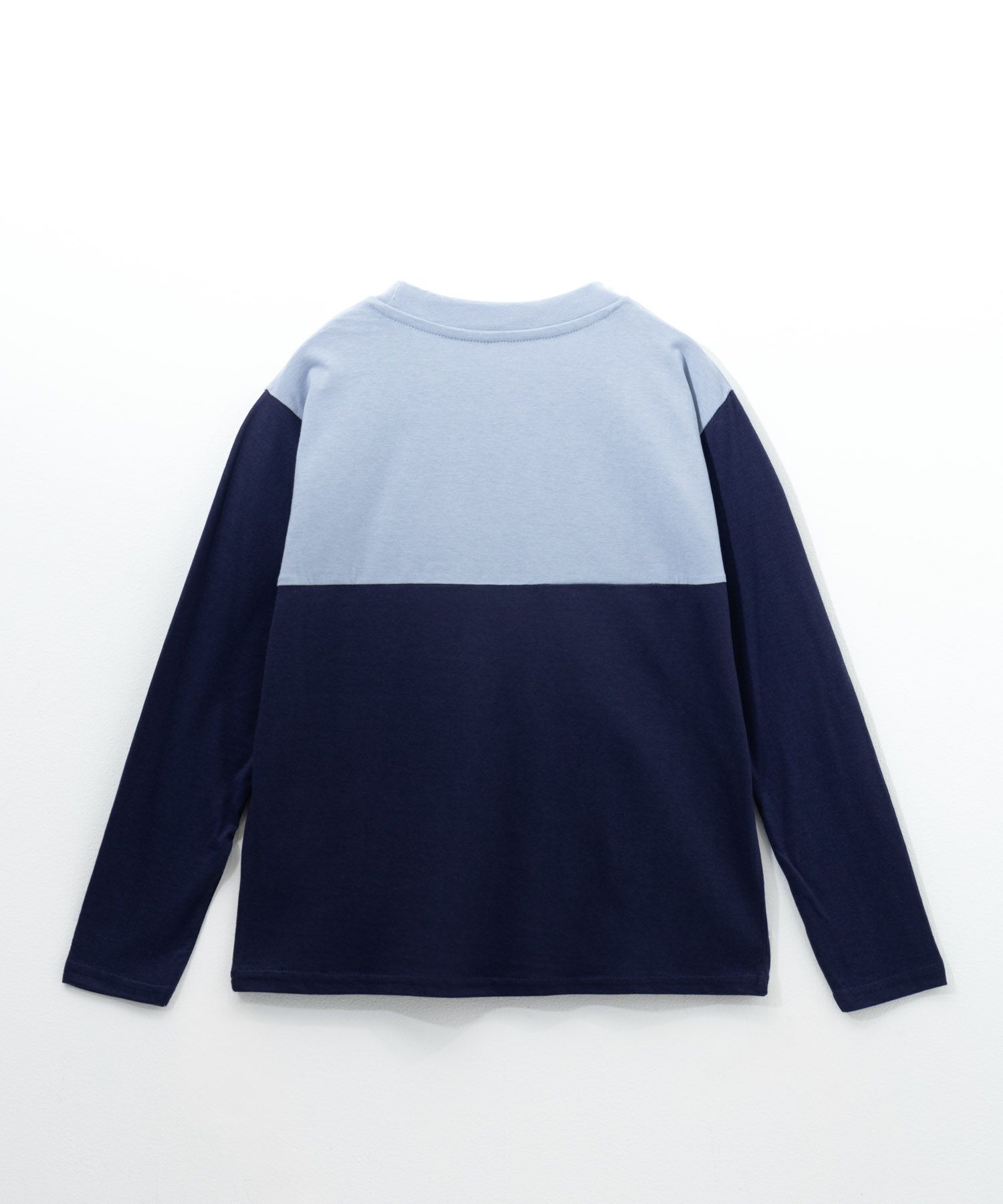 T-GRAPHICS 配色切替長袖Tシャツ キッズ ネコポス 対応商品