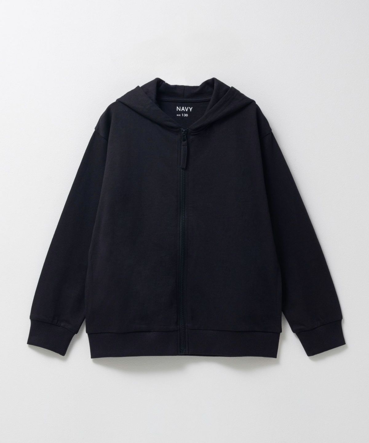 NAVY ミニ裏毛ジップパーカー キッズ
