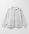 NAVY ミニ裏毛ジップパーカー キッズ