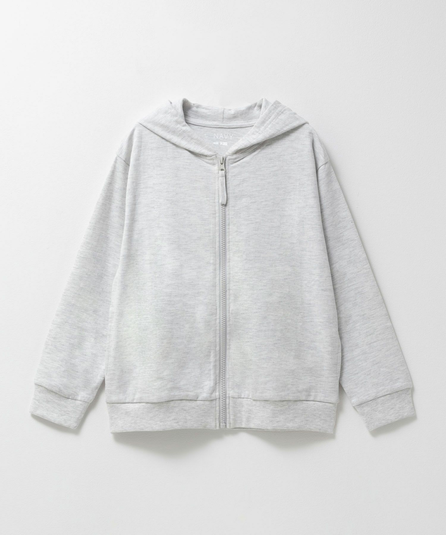 NAVY  ミニ裏毛ジップパーカー キッズ商品サムネイル-3