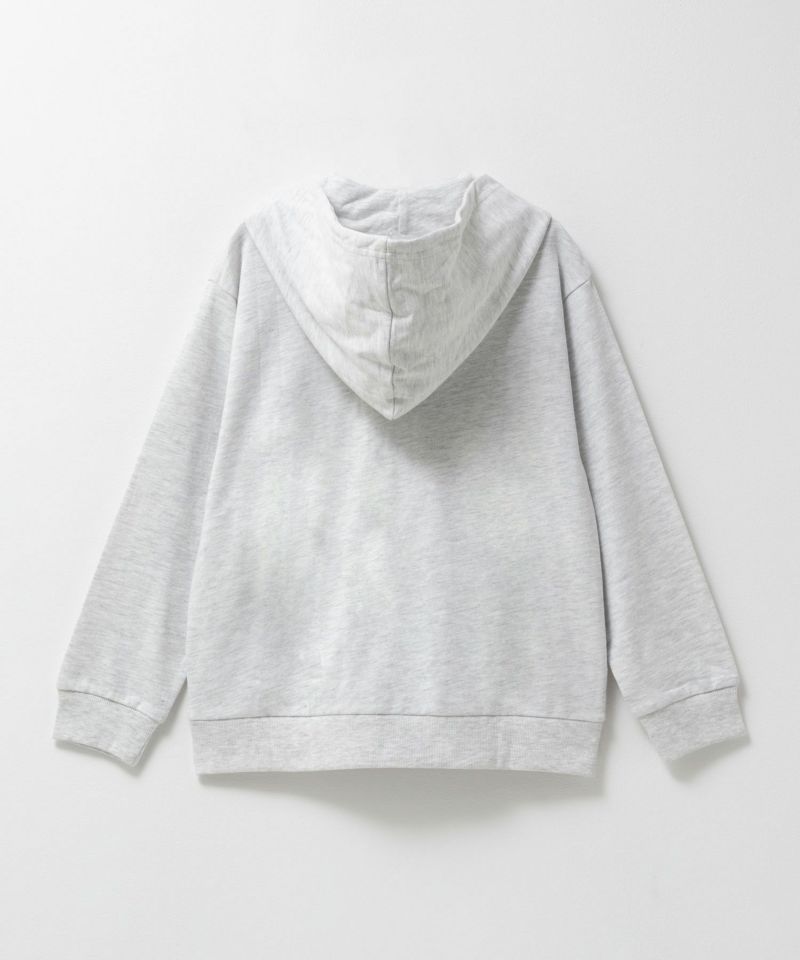 NAVY ミニ裏毛ジップパーカー キッズ商品画像-4