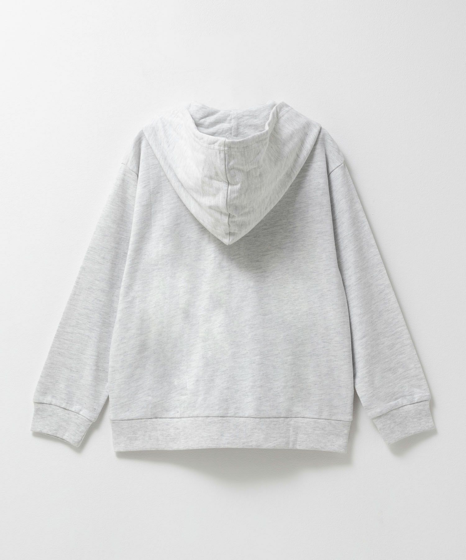 NAVY  ミニ裏毛ジップパーカー キッズ商品サムネイル-4