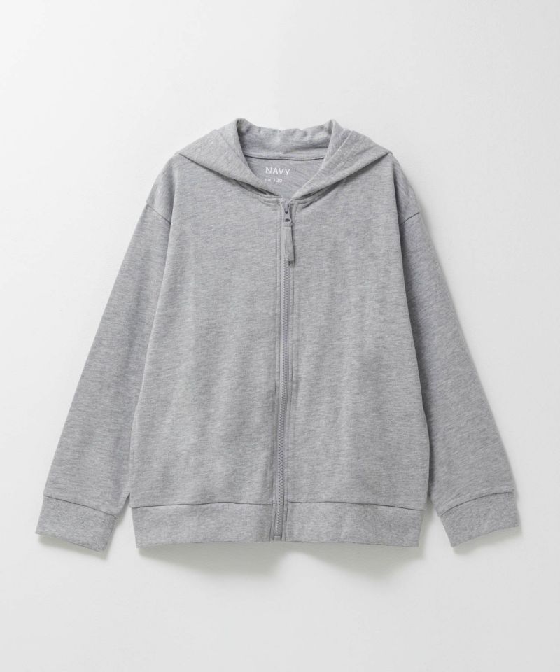 NAVY ミニ裏毛ジップパーカー キッズ商品画像-5