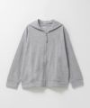 NAVY ミニ裏毛ジップパーカー キッズ