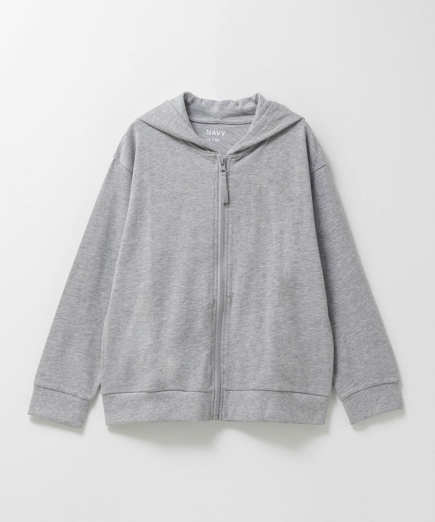 NAVY ミニ裏毛ジップパーカー キッズ商品サムネイル-5