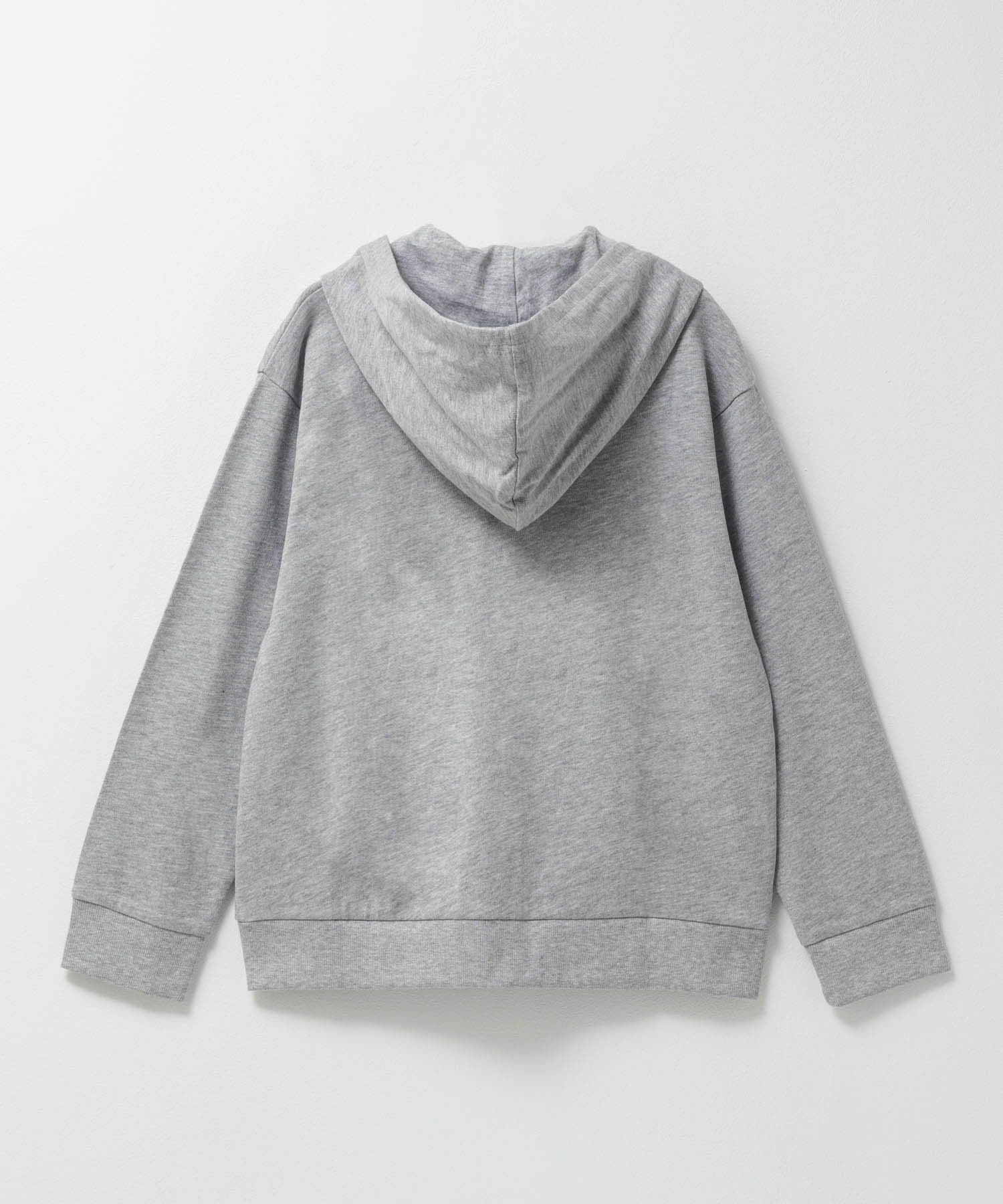 NAVY  ミニ裏毛ジップパーカー キッズ商品サムネイル-6