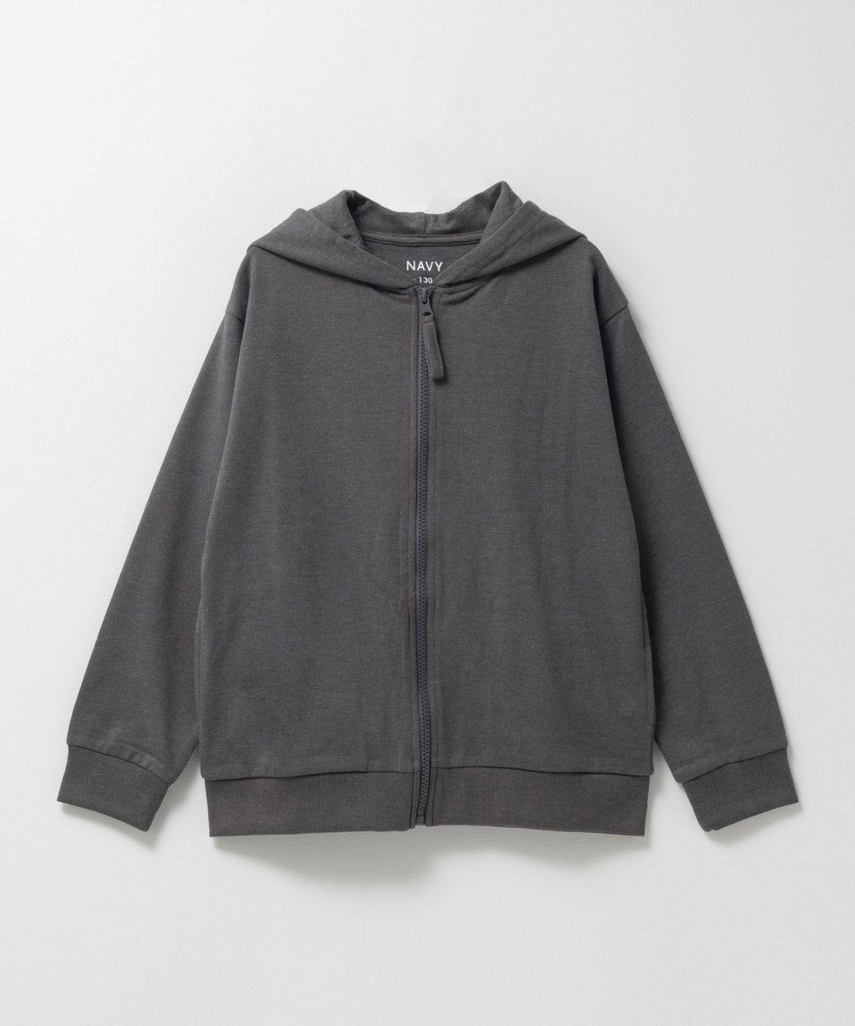 NAVY ミニ裏毛ジップパーカー キッズ