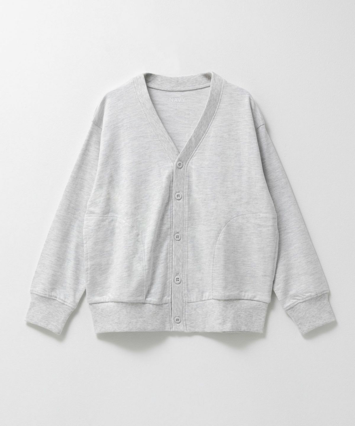 NAVY ミニ裏毛カーディガン キッズ