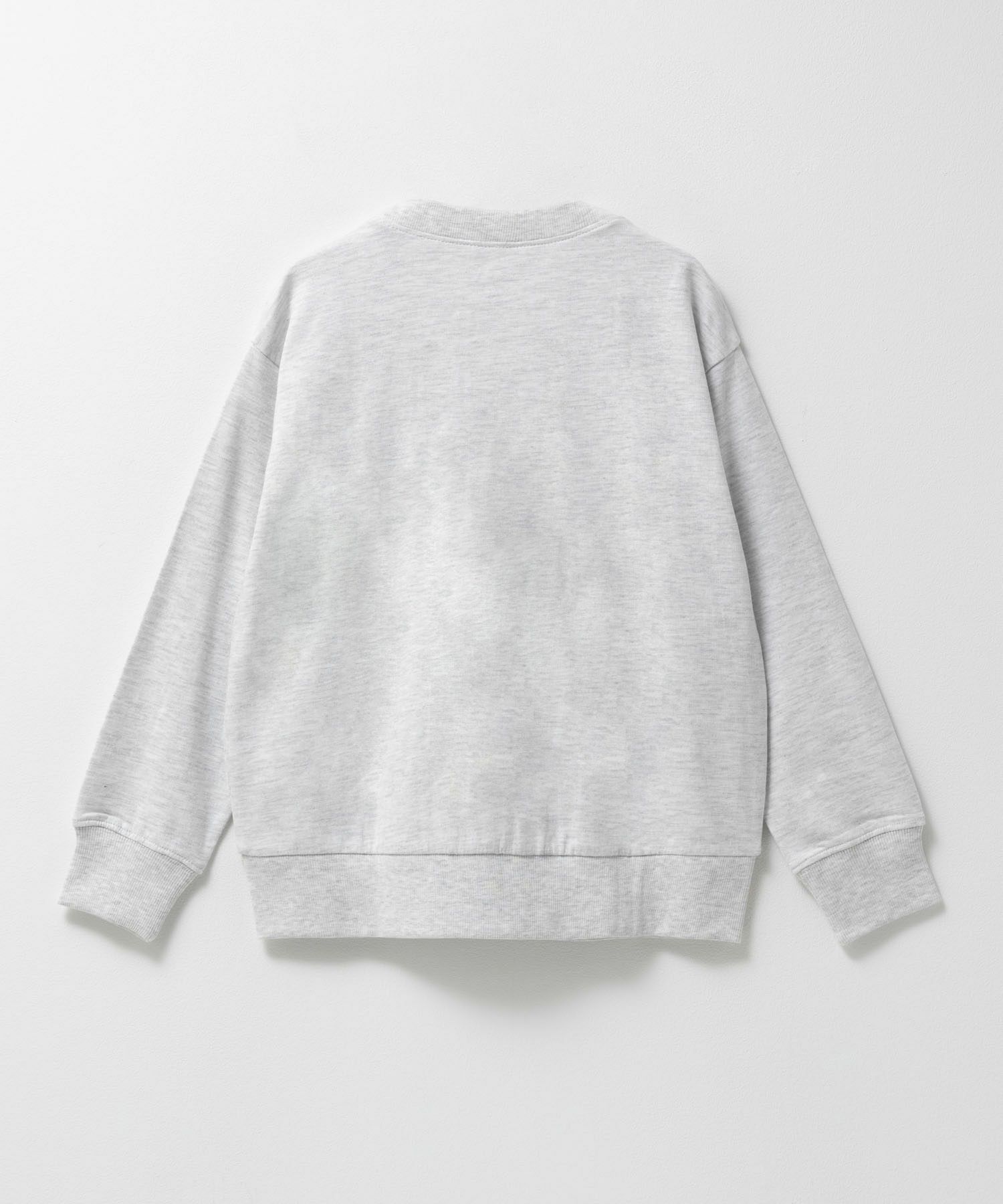 NAVY  ミニ裏毛カーディガン キッズ商品サムネイル-4