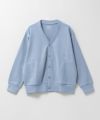 NAVY ミニ裏毛カーディガン キッズ