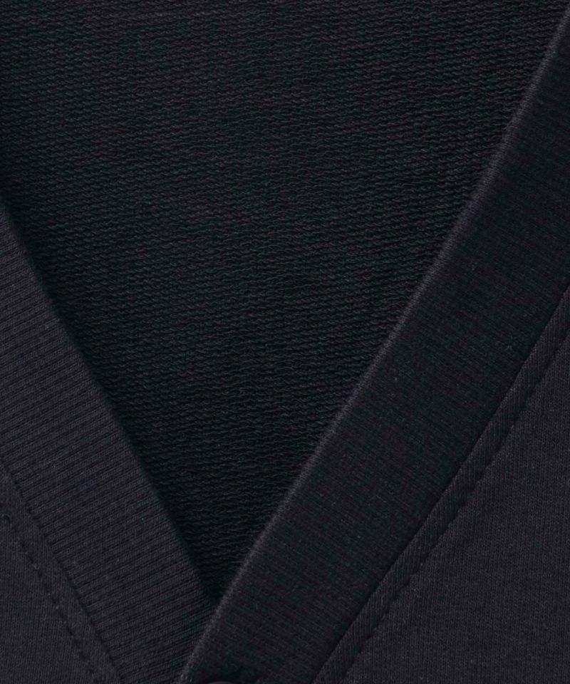 NAVY  ミニ裏毛カーディガン キッズ商品画像-12