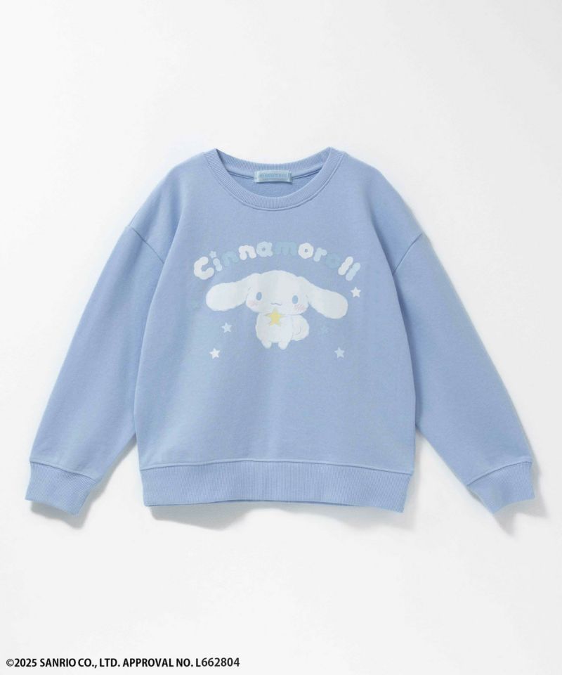 [値下げ]サンリオキャラクターズ シナモロール フロッキートレーナー キッズ商品画像-1