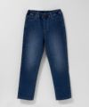 NAVY のびるモン ストレッチデニムストレートパンツ ウエストギャザーパンツ キッズ