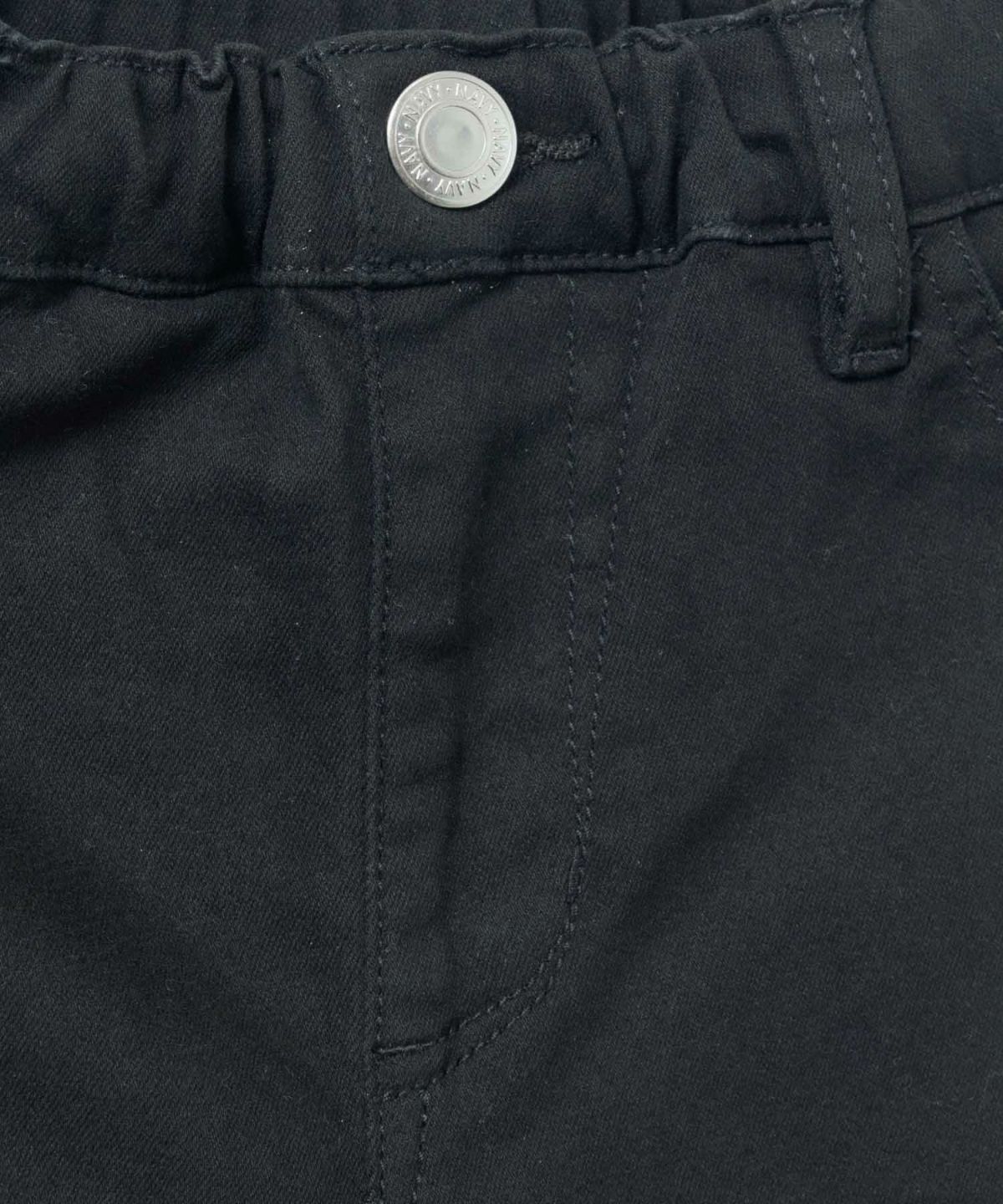 NAVY のびるモン ストレッチツイルフレアパンツ ウエストギャザーパンツ キッズ