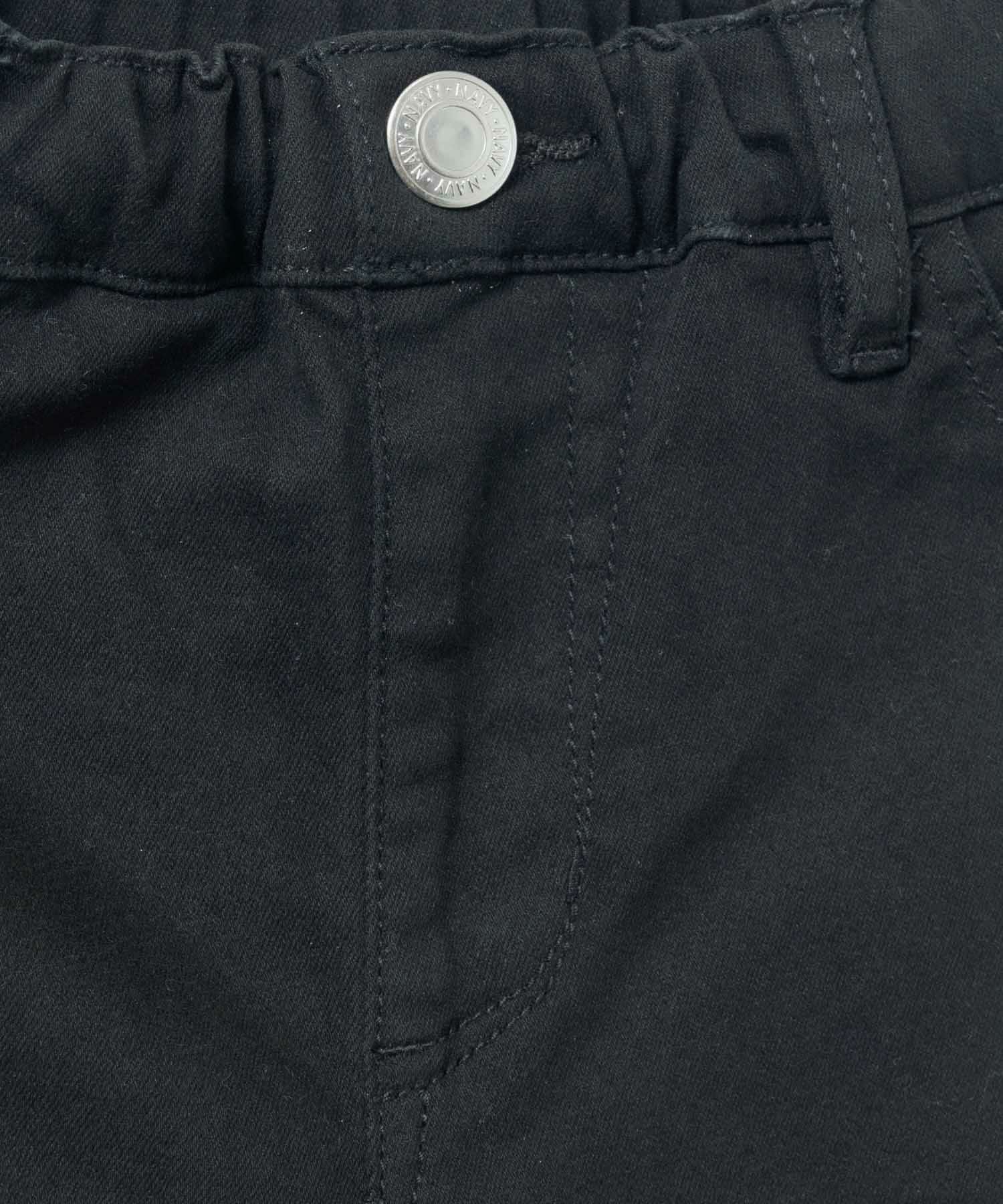 NAVY のびるモン ストレッチツイルフレアパンツ ウエストギャザーパンツ キッズ