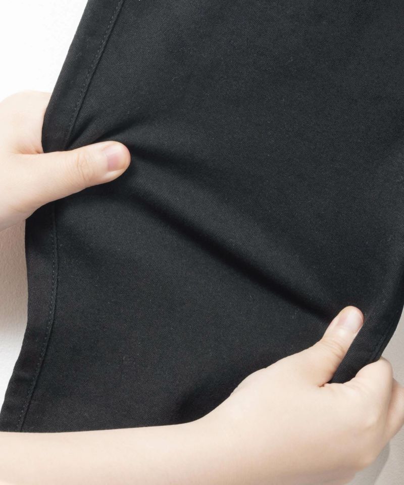 NAVY  のびるモン ストレッチツイルフレアパンツ ウエストギャザーパンツ キッズ商品画像-9