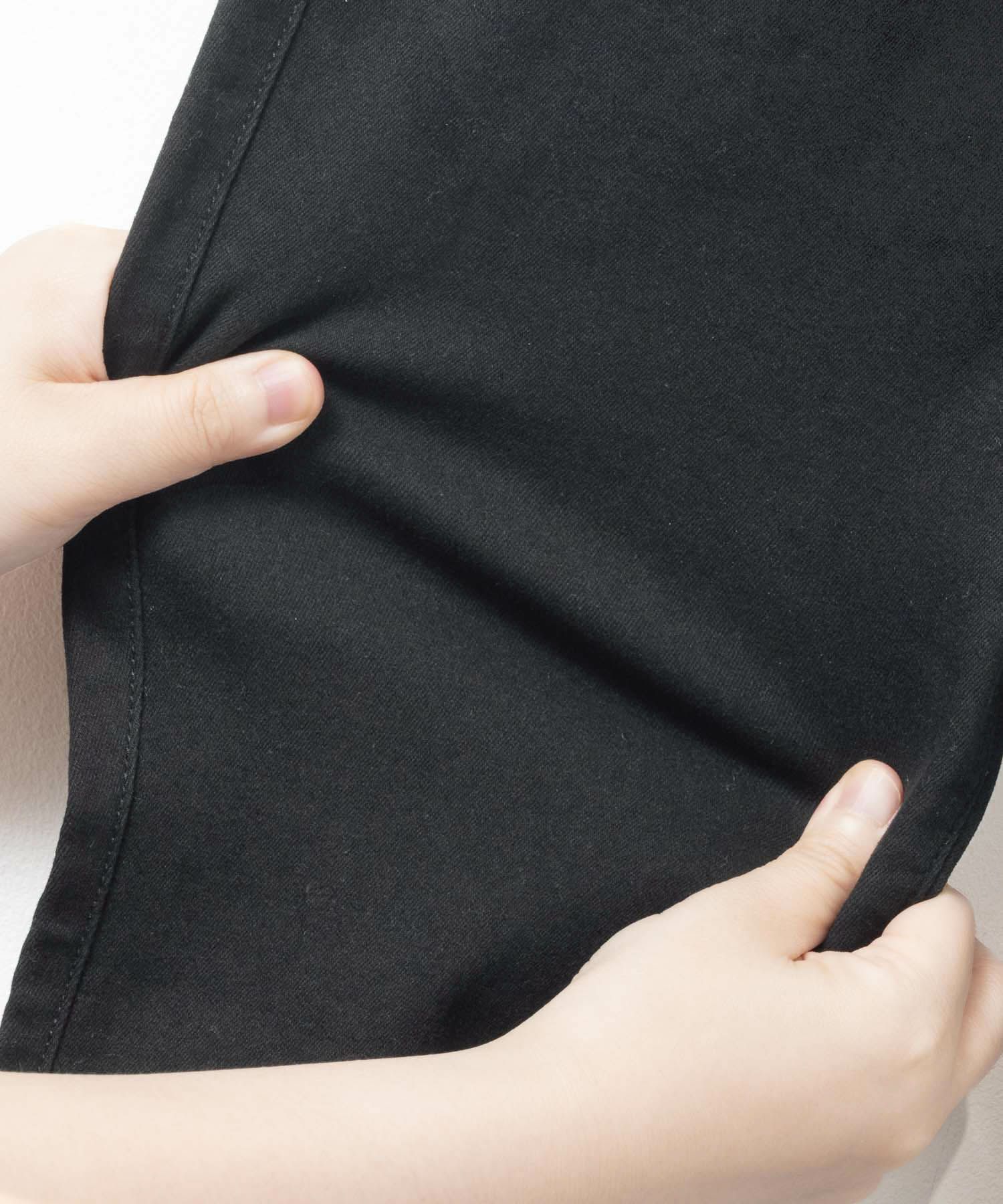 NAVY  のびるモン ストレッチツイルフレアパンツ ウエストギャザーパンツ キッズ商品サムネイル-9
