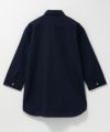 NAVY  ギミックオックスボタンダウン7分袖シャツ メンズ商品サムネイル-8