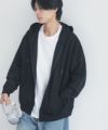 URBAN COLLECTION ふくれジャガードフルジップパーカー メンズ