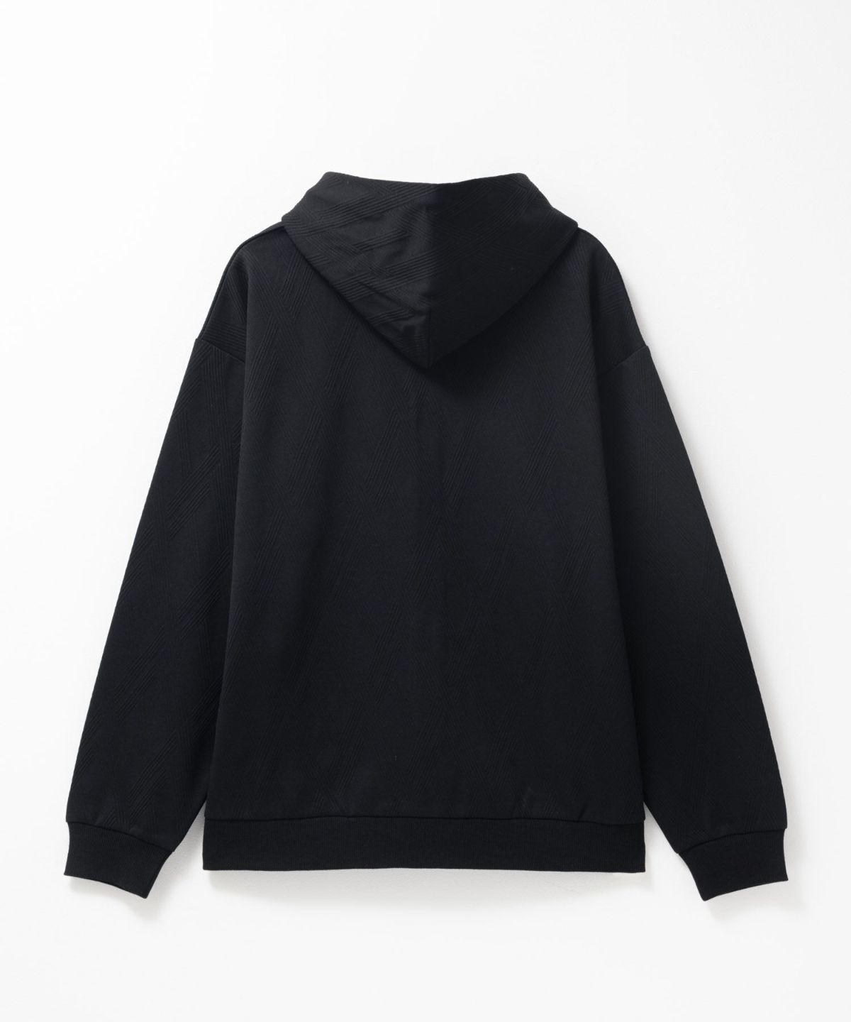 URBAN COLLECTION ふくれジャガードフルジップパーカー メンズ