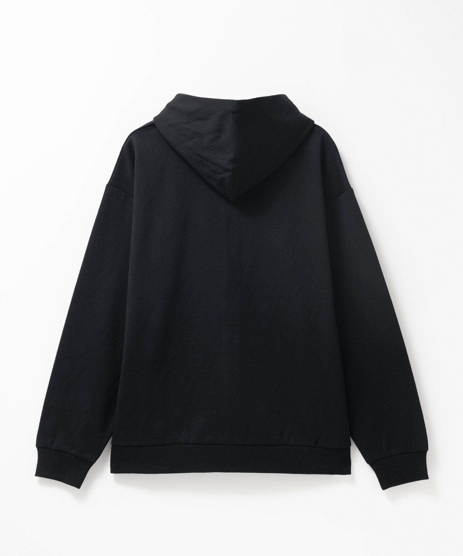 URBAN COLLECTION ふくれジャガードフルジップパーカー メンズ