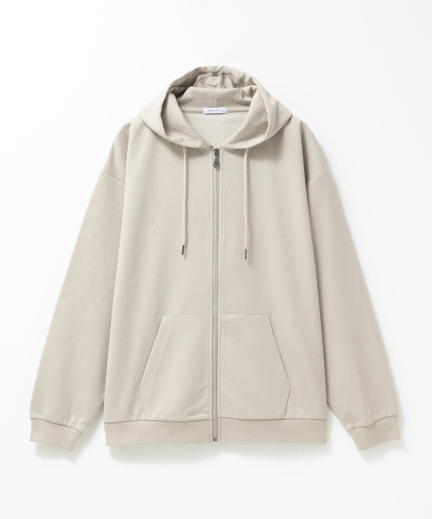 URBAN COLLECTION  ふくれジャガードフルジップパーカー メンズ商品画像-23