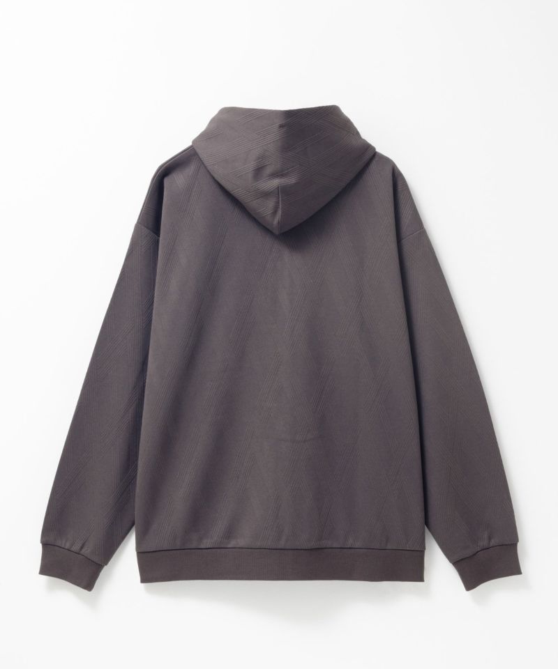 URBAN COLLECTION ふくれジャガードフルジップパーカー メンズ商品画像-26