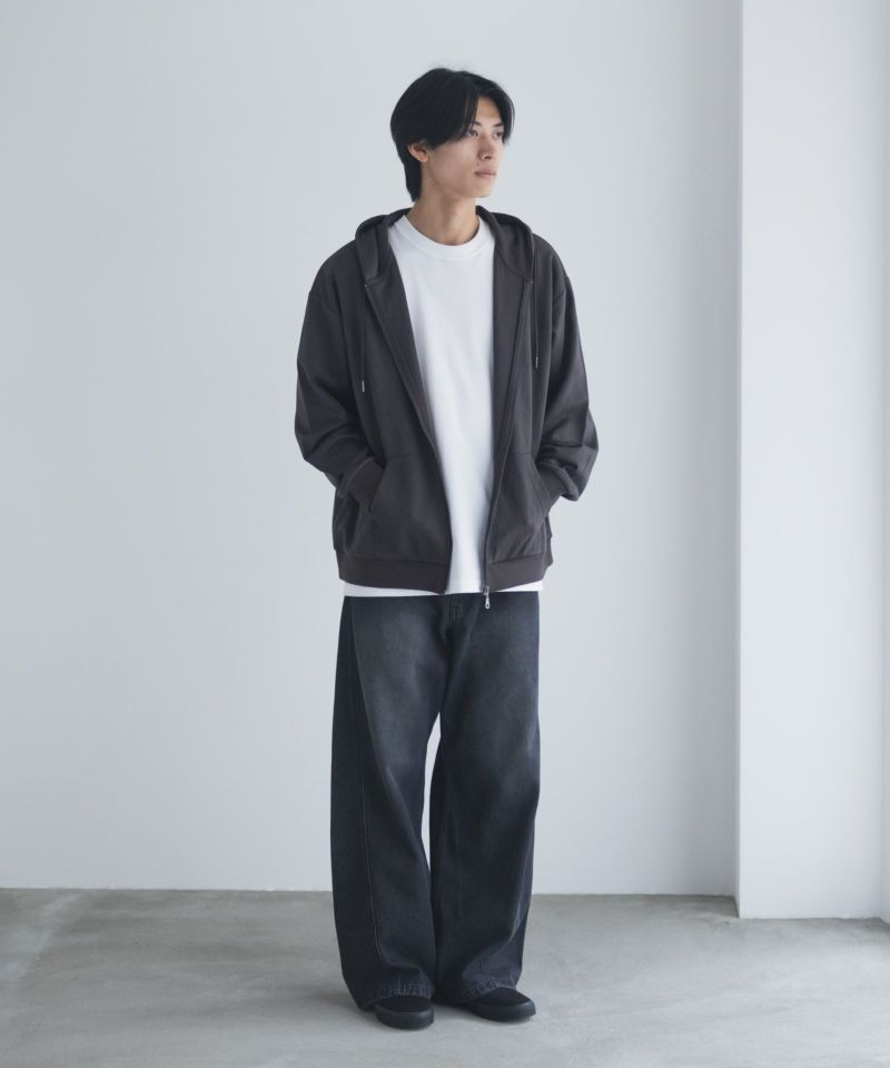 URBAN COLLECTION ふくれジャガードフルジップパーカー メンズ商品画像-35