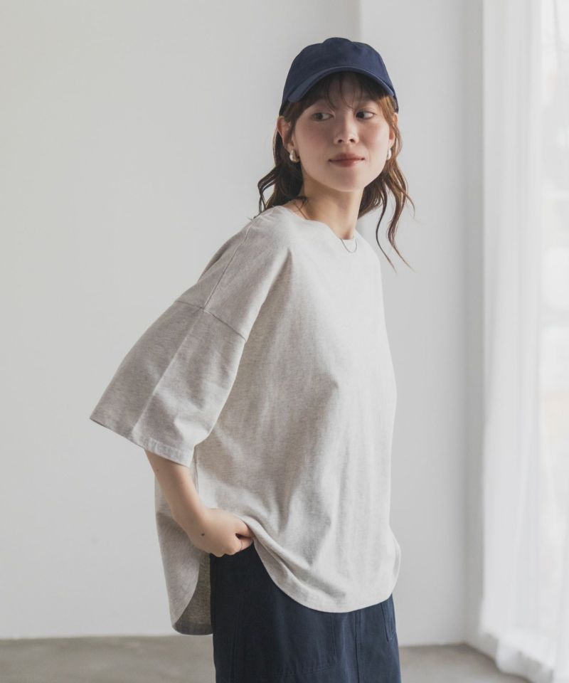 nAvy エブリーT 6分袖Tシャツ レディース メール便 対応商品商品画像-1