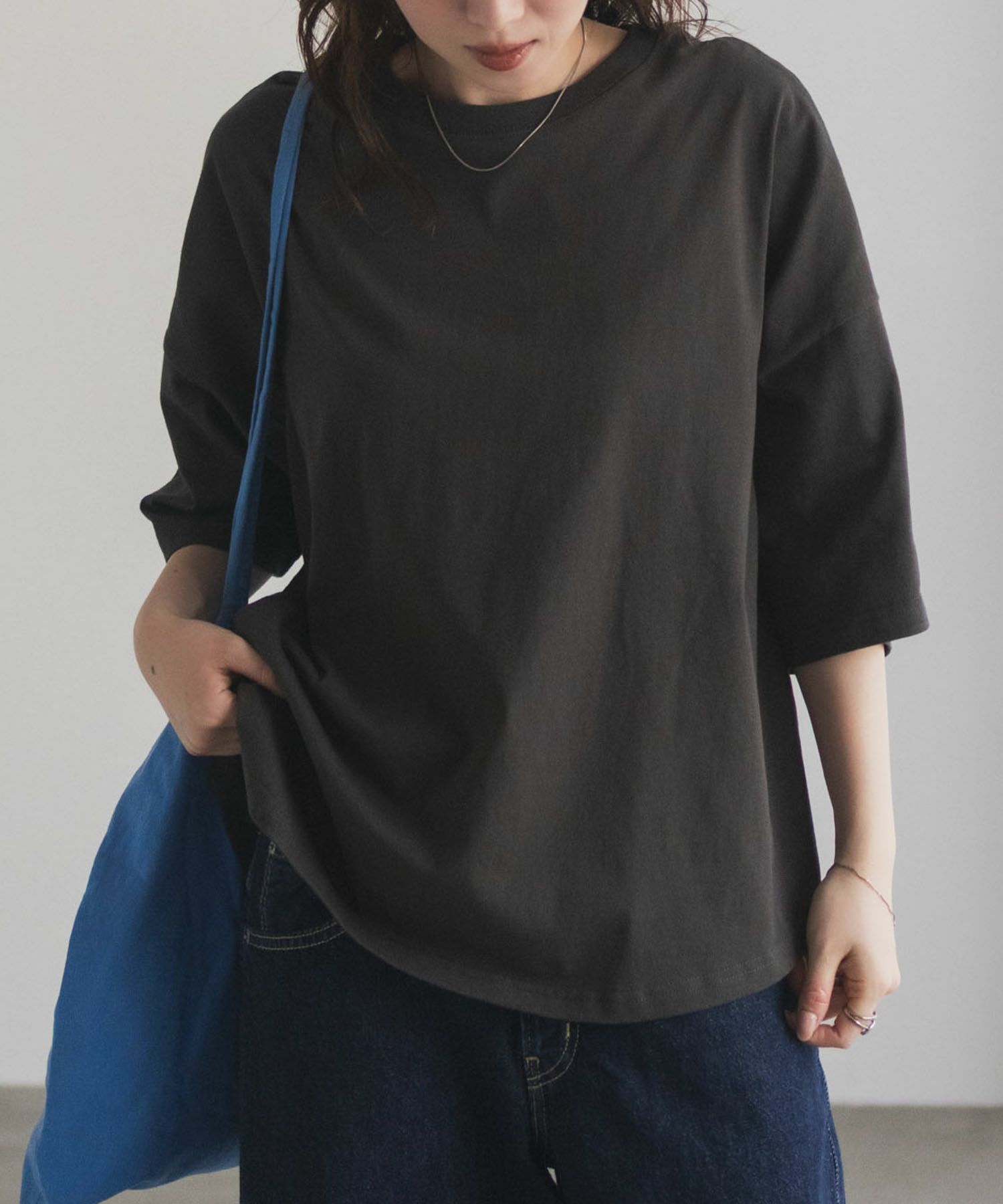 nAvy エブリーT 6分袖Tシャツ レディース ネコポス 対応商品