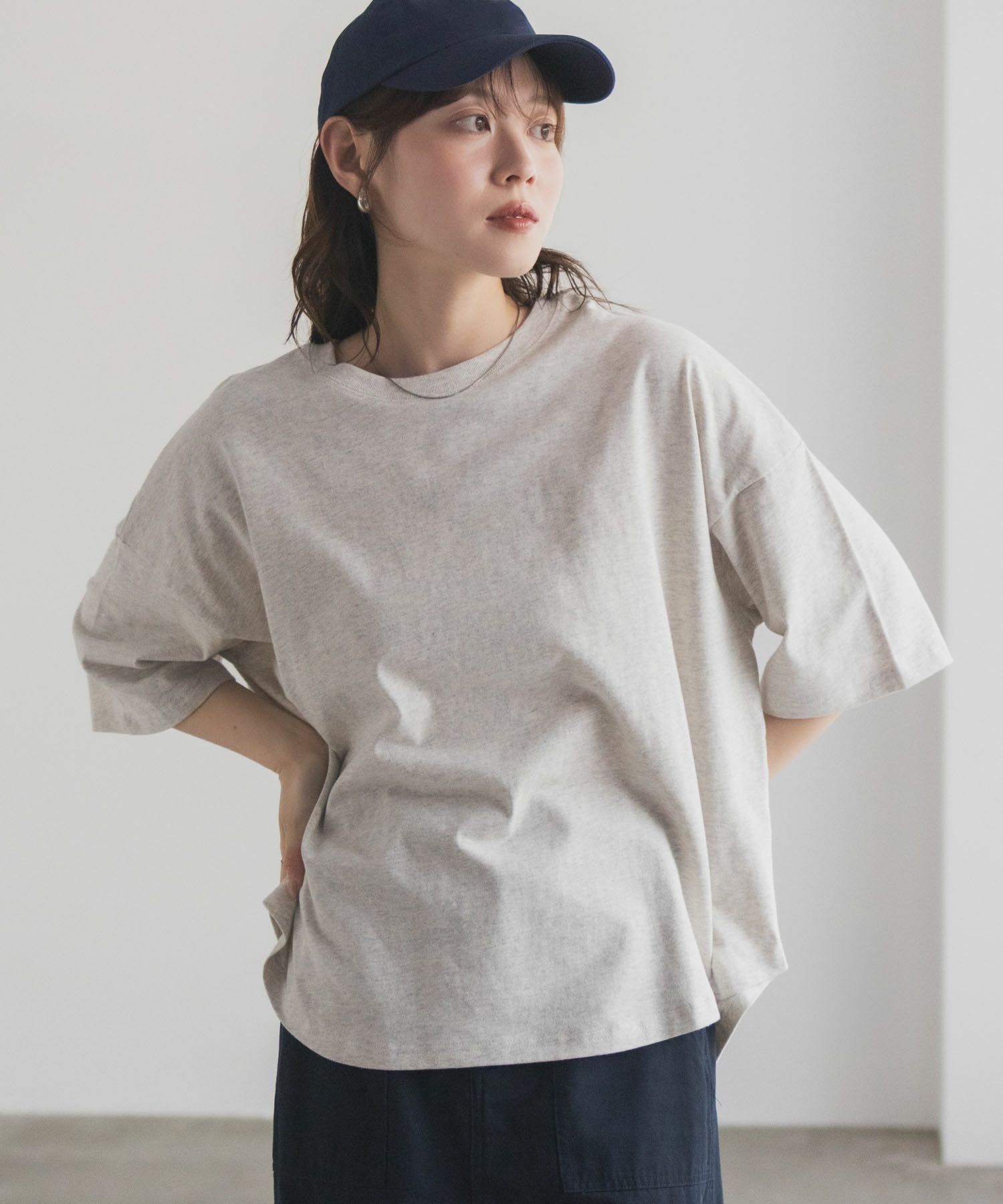 nAvy エブリーT 6分袖Tシャツ レディース メール便 対応商品商品サムネイル-4