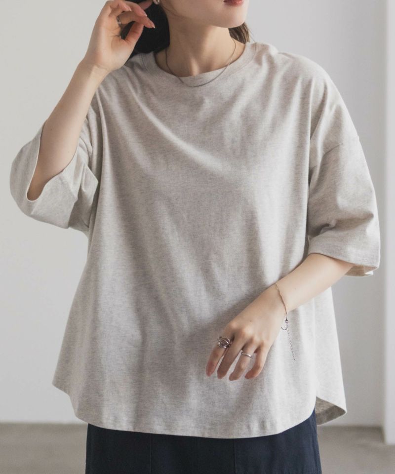 nAvy エブリーT 6分袖Tシャツ レディース メール便 対応商品商品画像-5