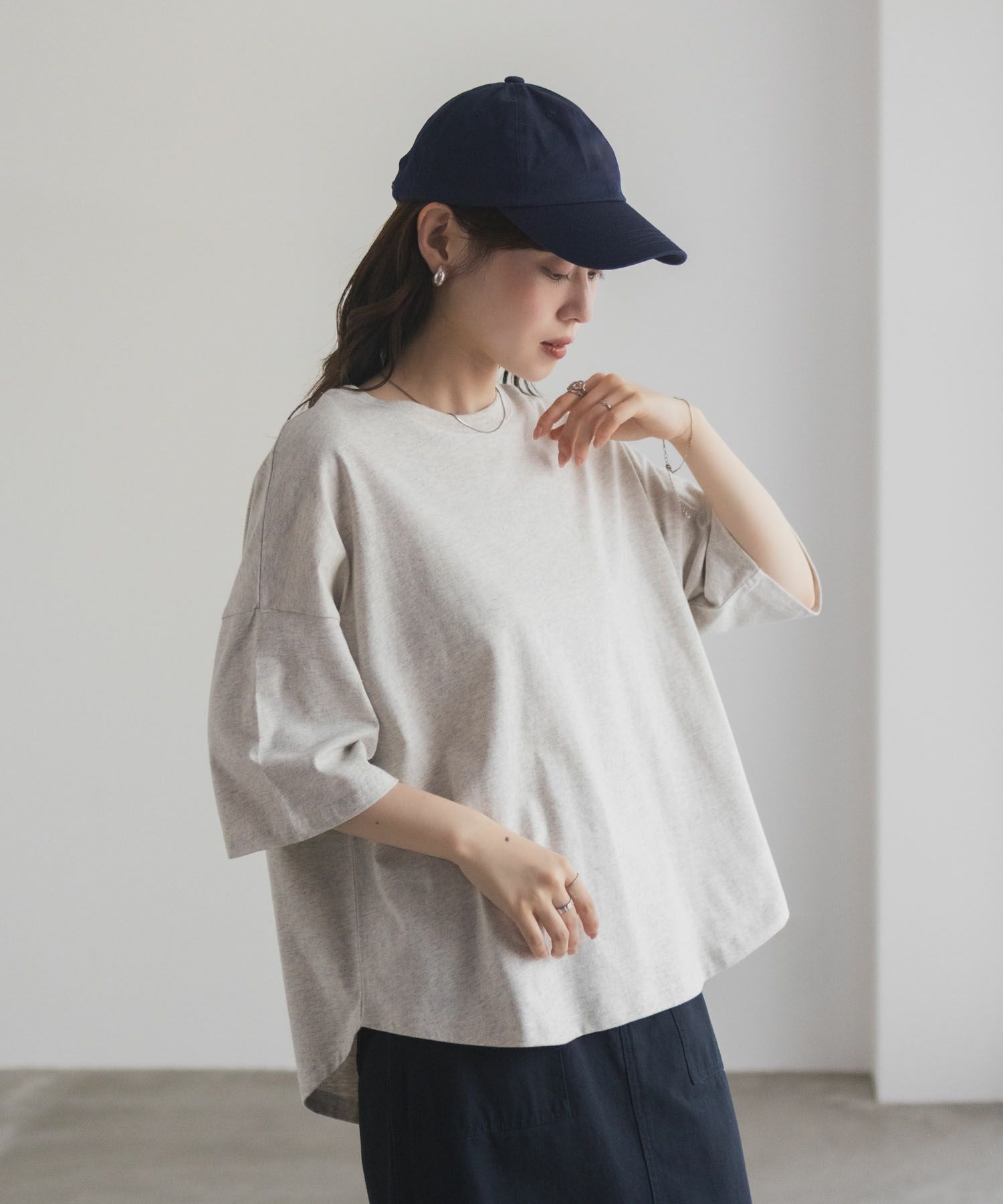 nAvy エブリーT 6分袖Tシャツ レディース メール便 対応商品商品サムネイル-6