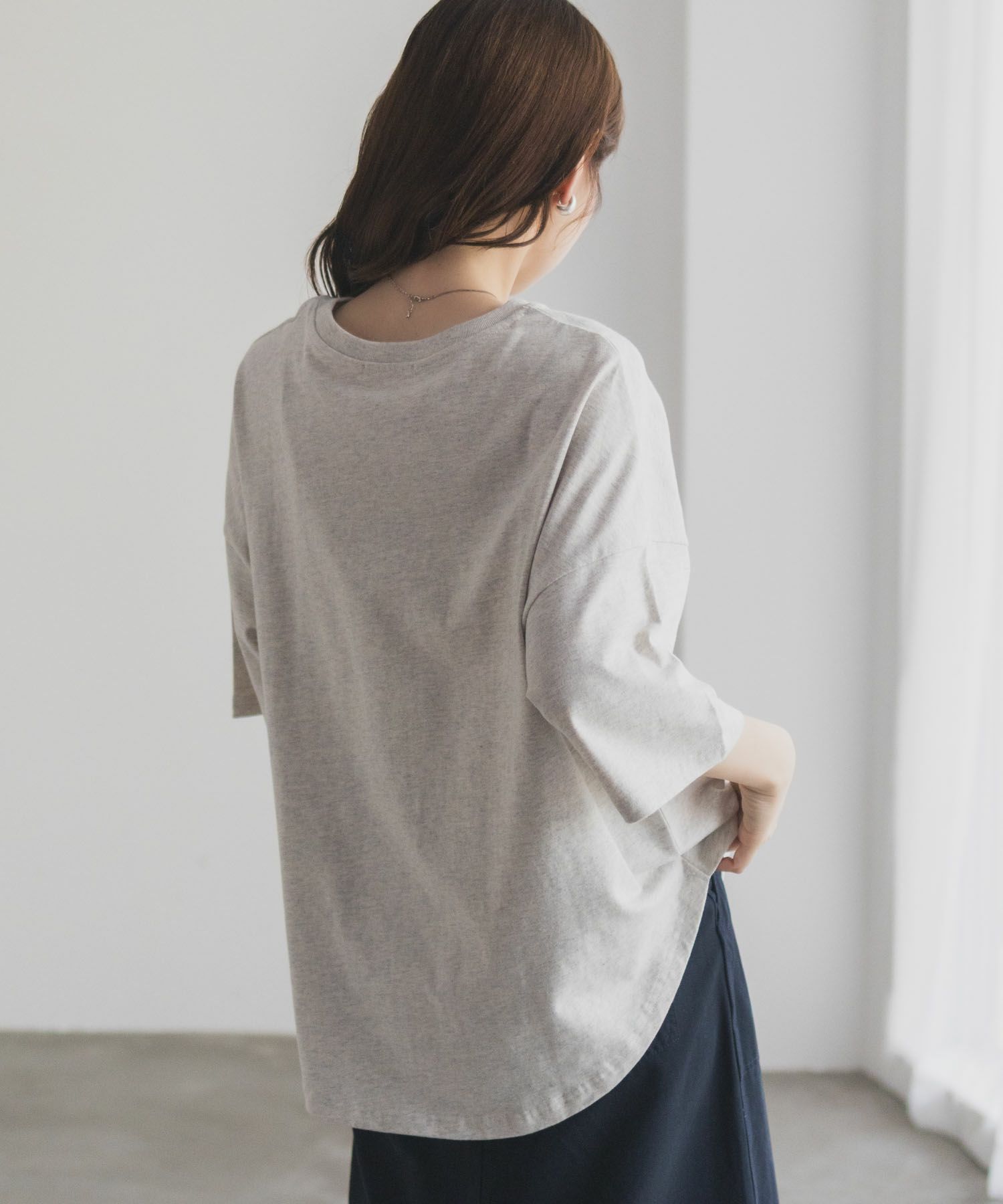 nAvy  エブリーT 6分袖Tシャツ レディース メール便 対応商品商品画像-9