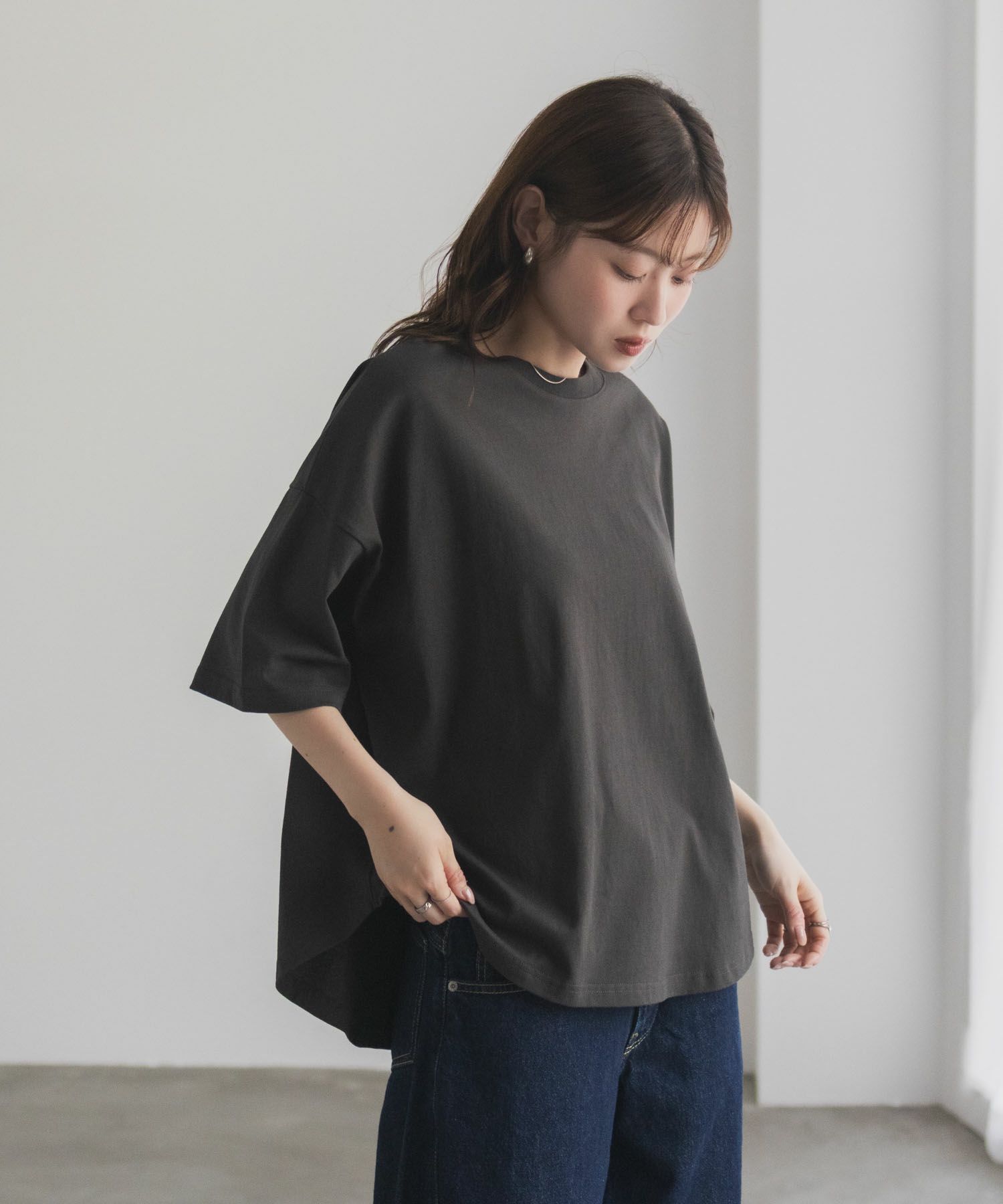 nAvy  エブリーT 6分袖Tシャツ レディース メール便 対応商品商品画像-12