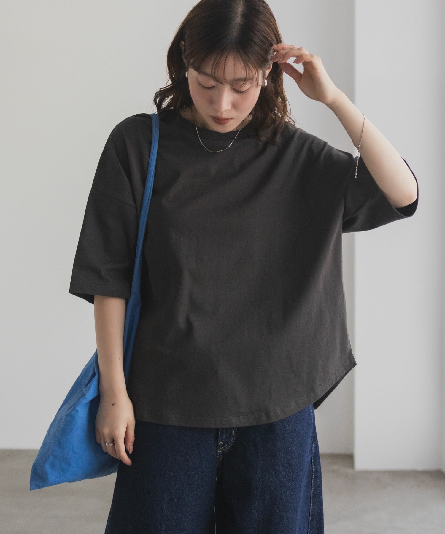nAvy エブリーT 6分袖Tシャツ レディース ネコポス 対応商品