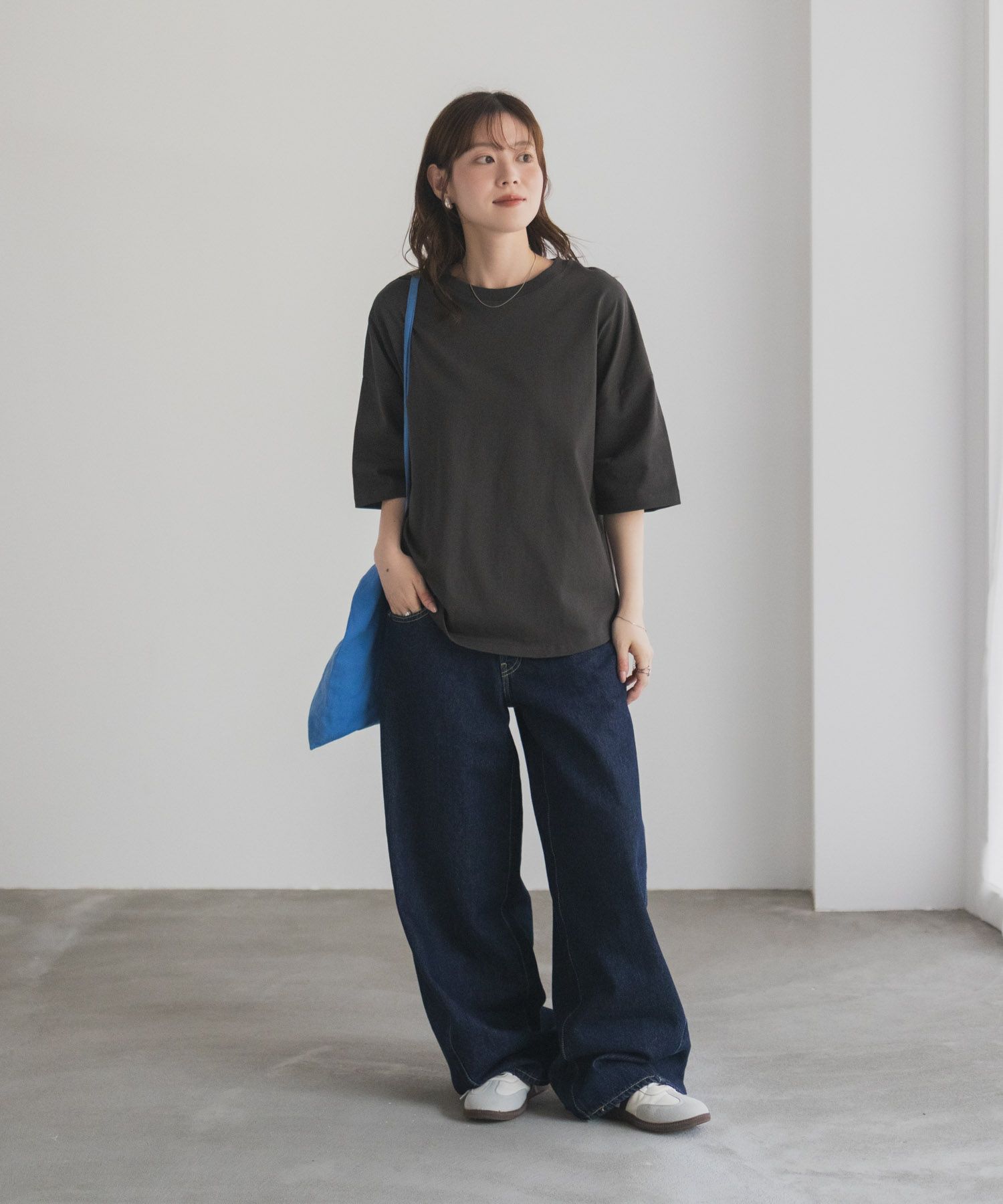 nAvy エブリーT 6分袖Tシャツ レディース ネコポス 対応商品