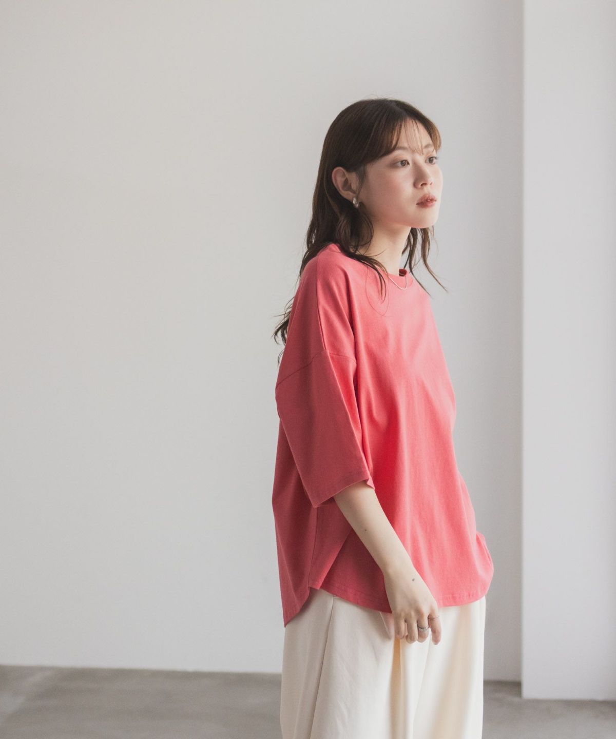 nAvy エブリーT 6分袖Tシャツ レディース ネコポス 対応商品