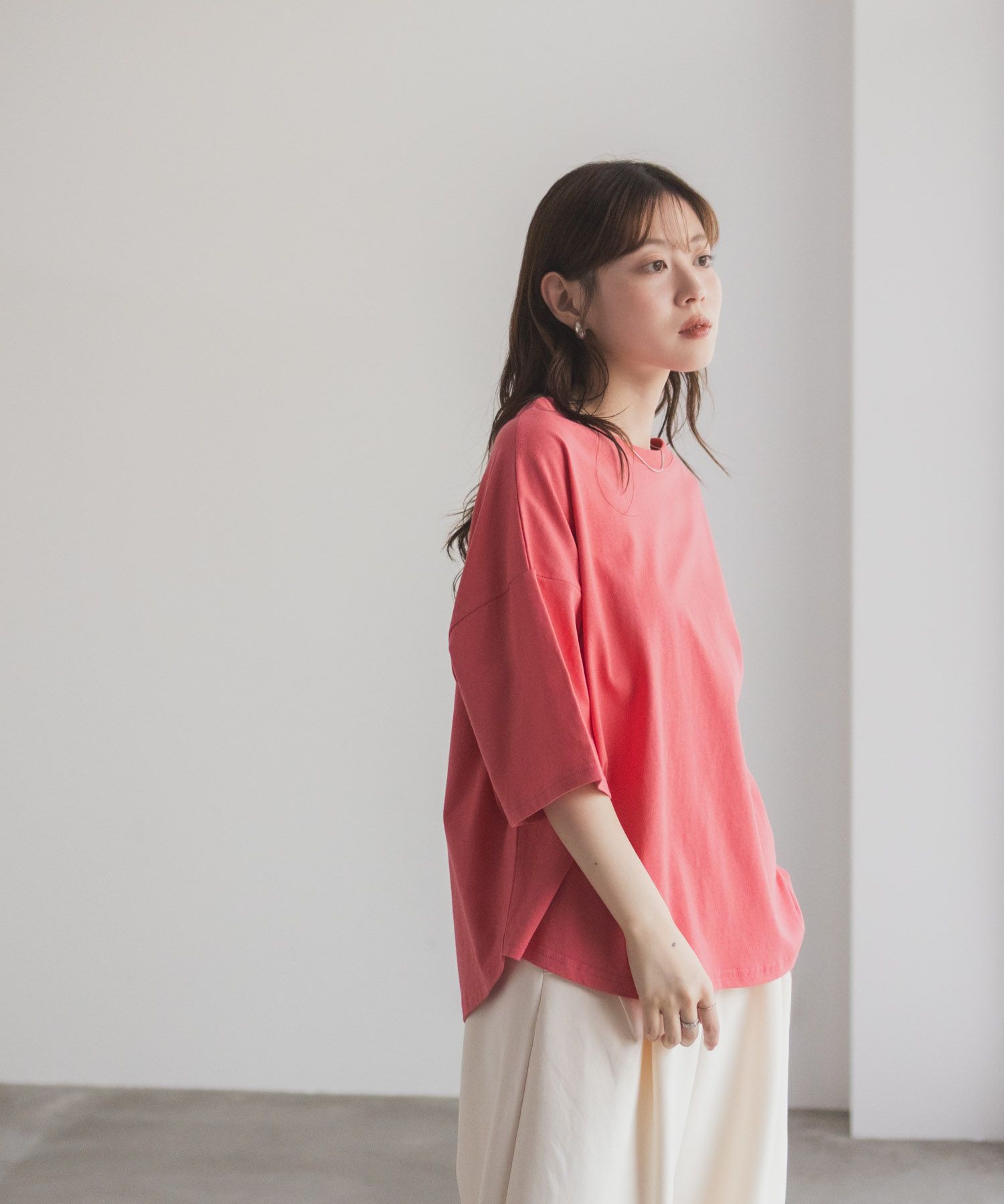 nAvy エブリーT 6分袖Tシャツ レディース ネコポス 対応商品