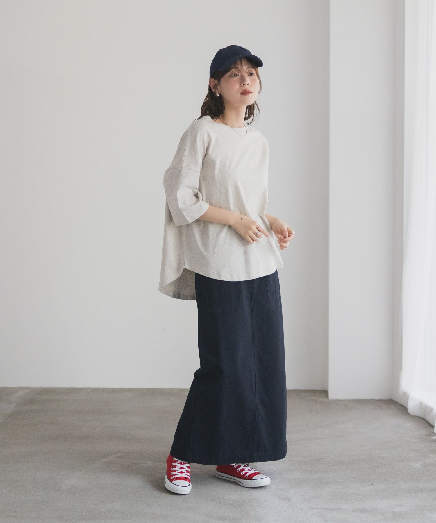 nAvy エブリーT 6分袖Tシャツ レディース メール便 対応商品商品サムネイル-28