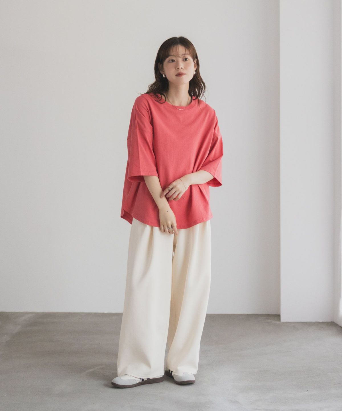 nAvy エブリーT 6分袖Tシャツ レディース ネコポス 対応商品