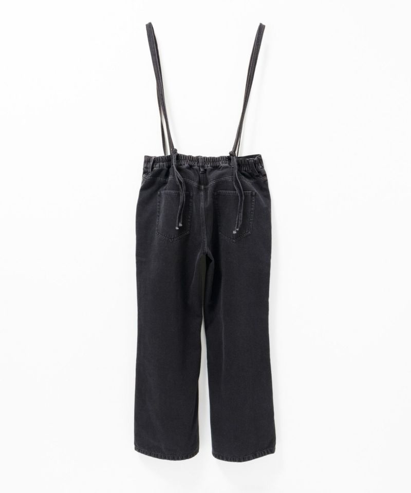 nAvy  毎日はきたくなるデニム「マイデニ」 サスペンダー付きワイドパンツ レディース商品画像-2