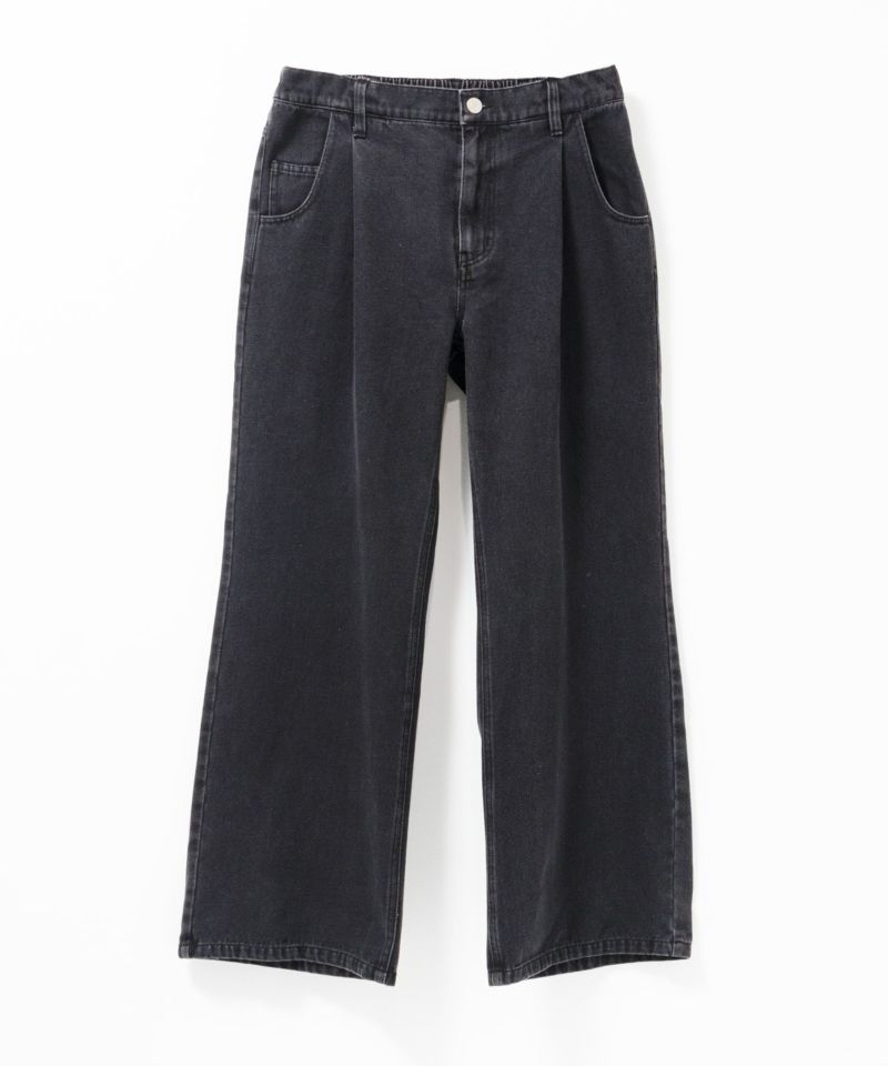 nAvy  毎日はきたくなるデニム「マイデニ」 サスペンダー付きワイドパンツ レディース商品画像-8