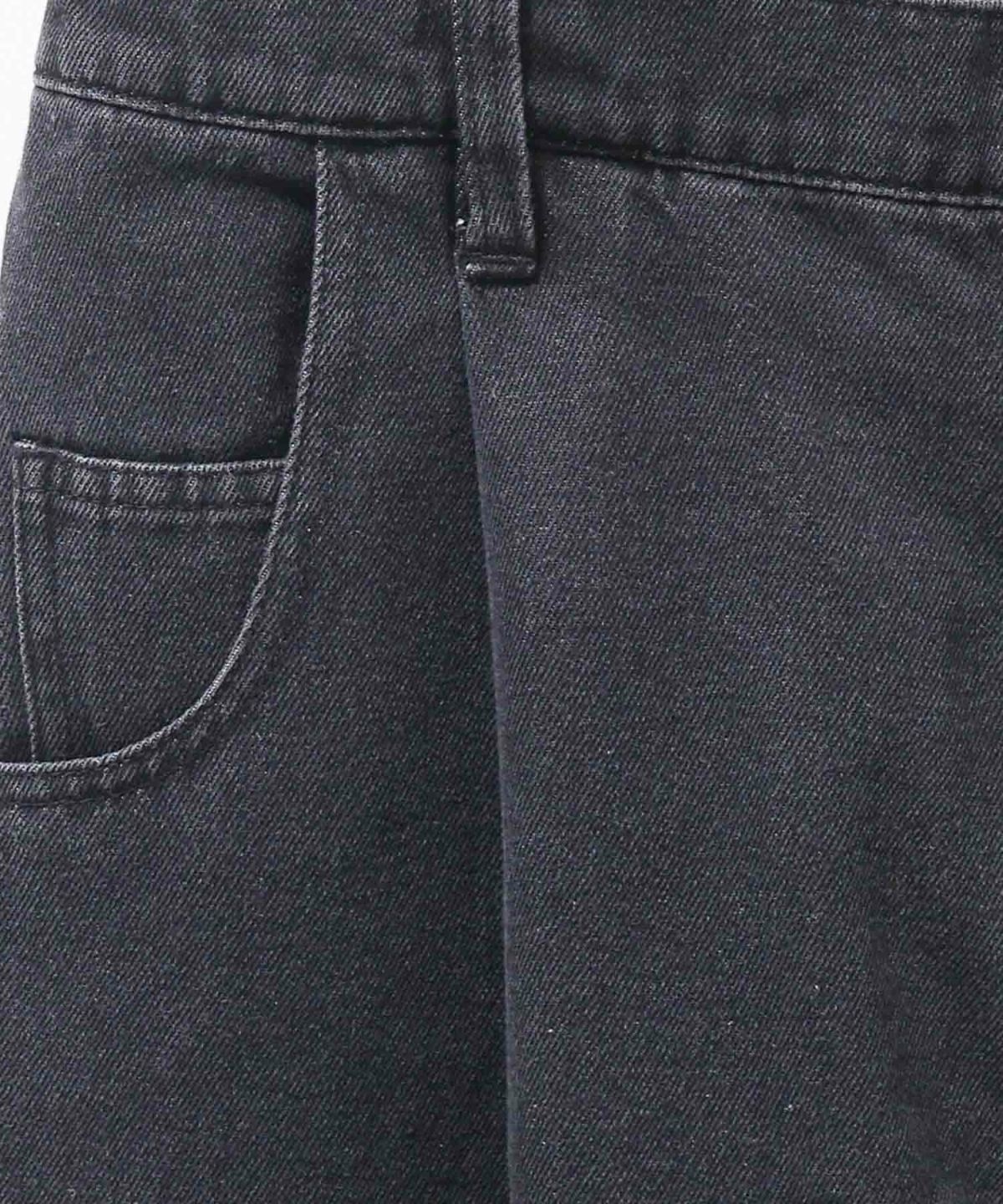 nAvy 毎日はきたくなるデニム「マイデニ」 サスペンダー付きワイドパンツ レディース