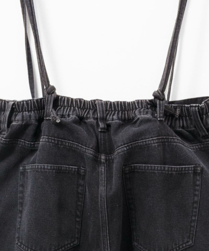 nAvy  毎日はきたくなるデニム「マイデニ」 サスペンダー付きワイドパンツ レディース商品画像-12