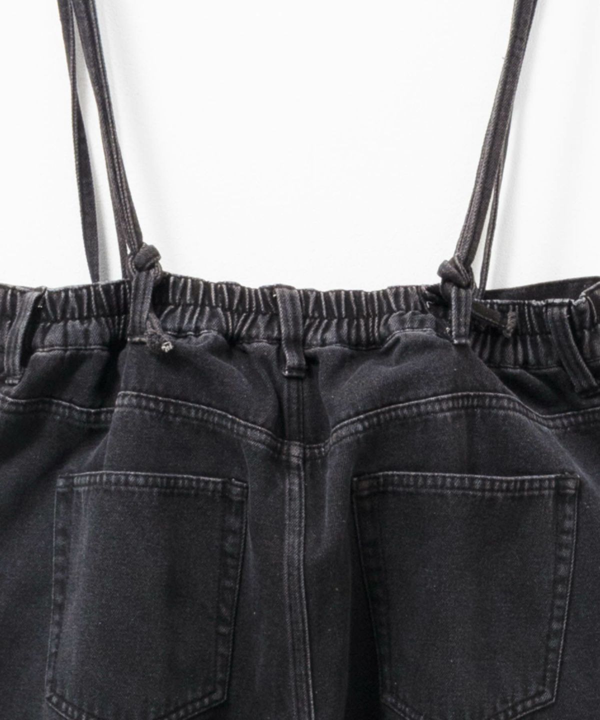 nAvy 毎日はきたくなるデニム「マイデニ」 サスペンダー付きワイドパンツ レディース